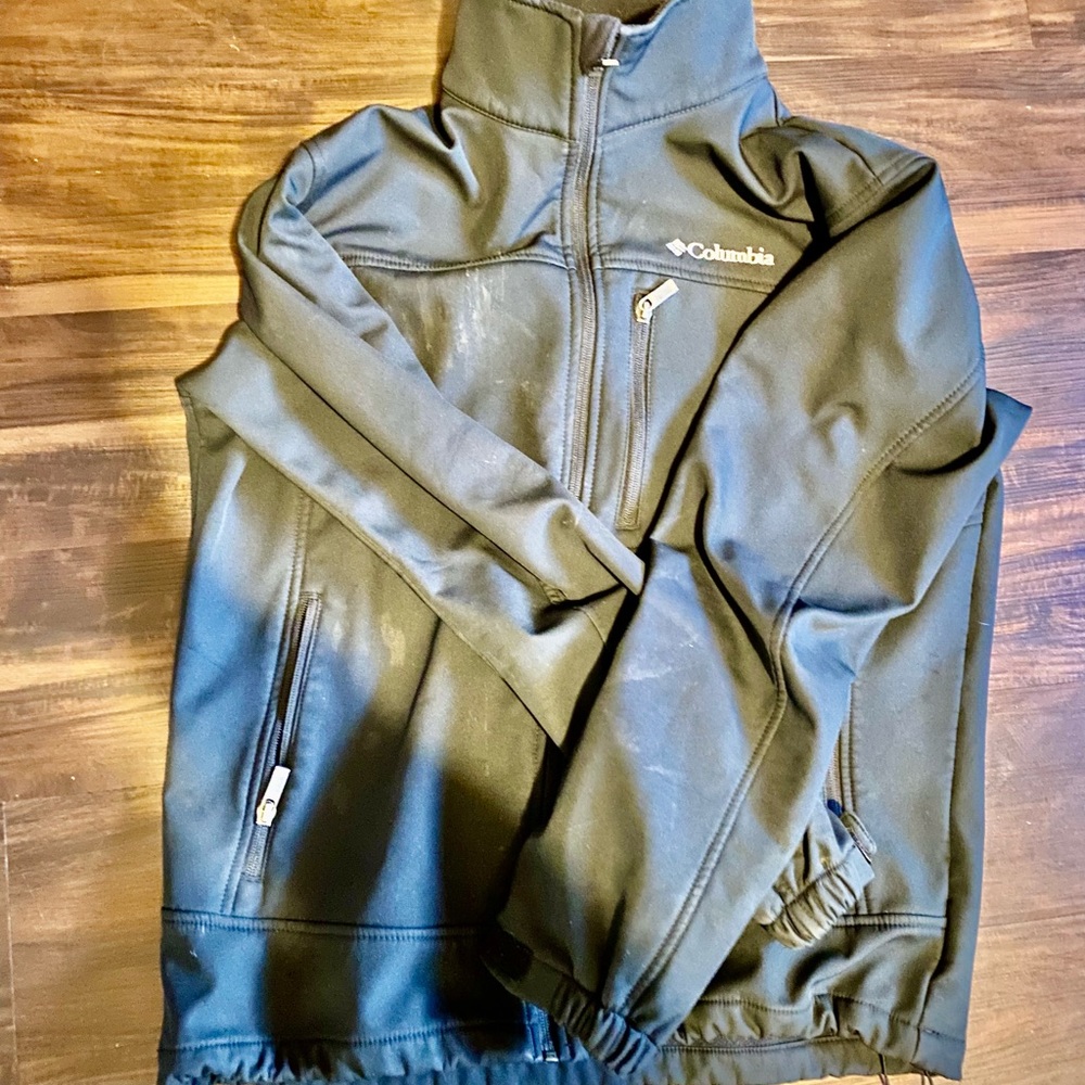 Black Columbia jacket.